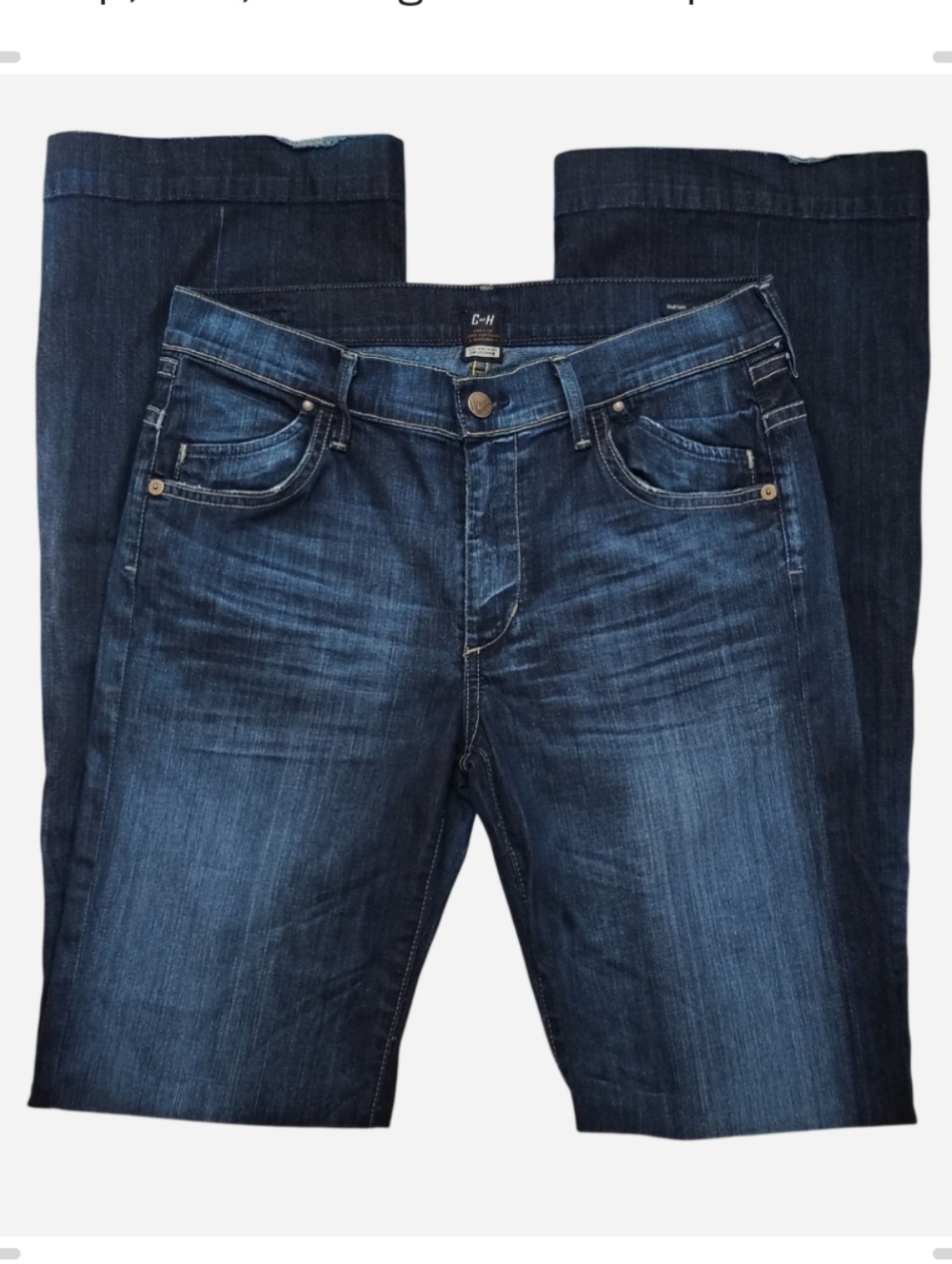Citizens Of Humanity Hutton Mid Rise Wide Leg Jeans Women's 30 Retro Y2K Vibes - Picture 2 of 14
